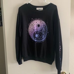 Black crew neck